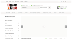 Desktop Screenshot of ceramicfiberonline.com
